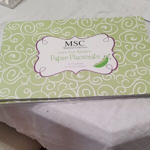 Bundle Of 36 Paper Placemats From.        Mainstreet Collection